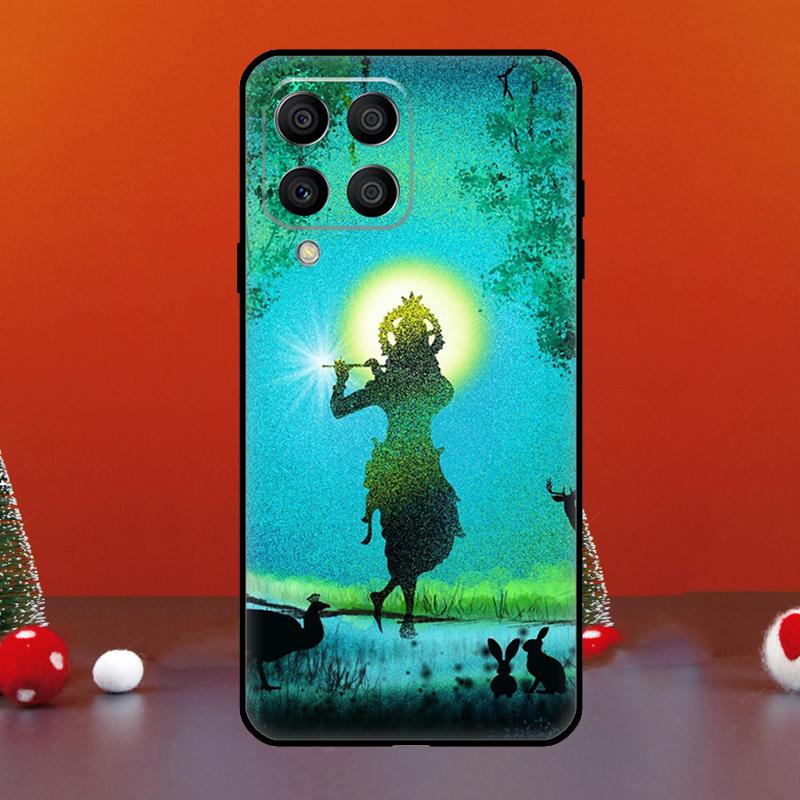 Lord Krishna Radha For Samsung Galaxy M33 M13 M35 M53 M11 M21 M31 M55 M15 M14 M34 M54 M12 M32 M52 M06 M16 Case