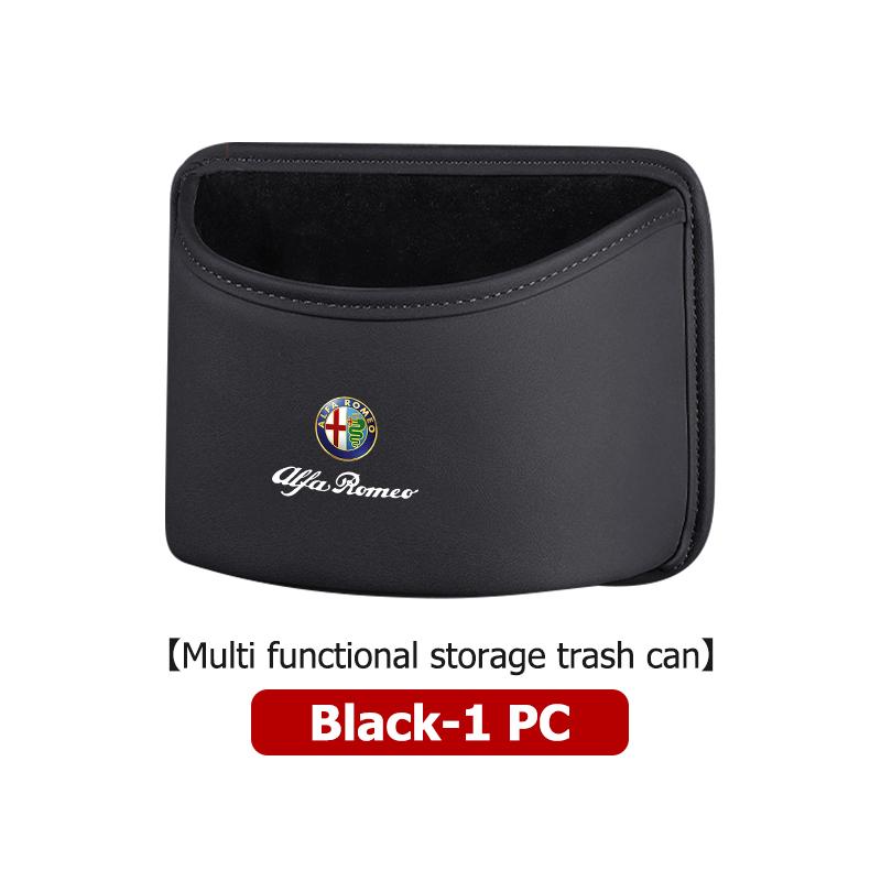 LPTWX1 2026 Hot Alfa Romeo For Alfa Romeo Car Logo Portable Trash Can Hanging Mini Multifunctional Garbage Storage Box 159 Giulietta 15
