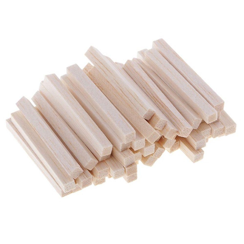 Kids Children Building Model Square Wooden Rods Educational Toys Counting Stick Wooden Diy Craft