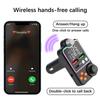 Автомобильные аксессуары MP3-плеер Handsfree Car Kit Wireless 5.0 FM Modulator Car Music Receiver FM Transmitter Type C Dual USB Car Charger