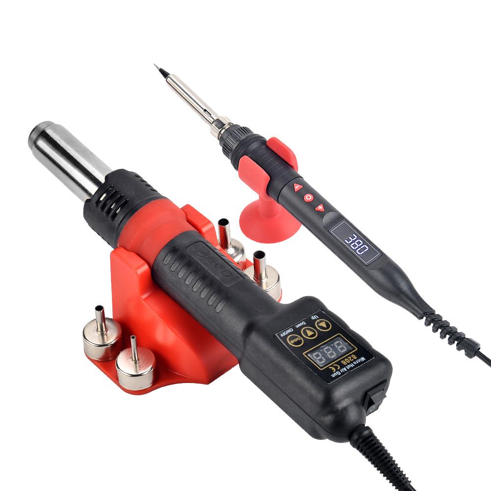 750W BGA IC Solder Tools Micro Hot Air Gun Welding Rework Station LCD Digital Display Soldering Heat Gun Hair Dryer
