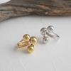 All-Match Irregular Planet Ring Ball Shape Finger Opening Ring Jewelry Gift Metal Ball Ring  Women