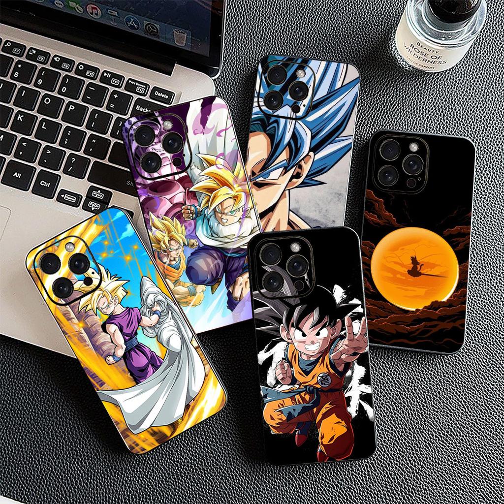 Dragons Balls Son Goku Gohan Phone Case for Apple iPhone 17 16 14 15 Plus Pro Max 16E ProMax + 15Plus 15+ 16+ Protective Cover