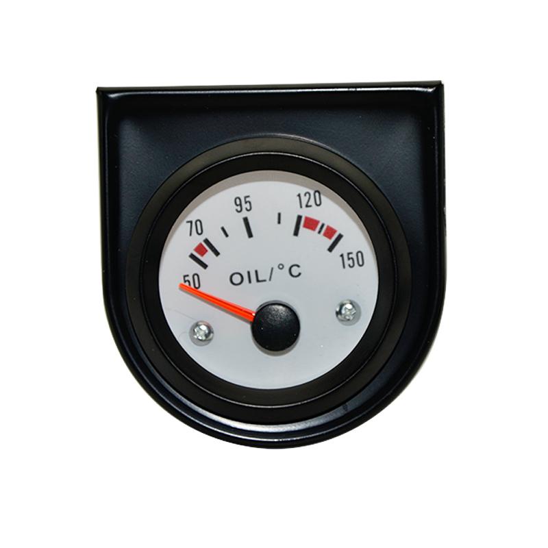 2" 52 MM White Face Water temp/ Oil temp /Oil press psi/ Oil press kg /Volt /Ammeter /Fuel level (without float) Gauge car meter