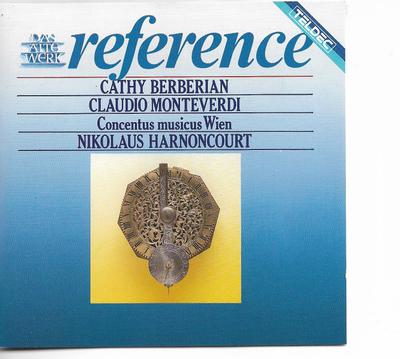 CD КЭТИ БЕРБЕРИАН CONCENTUS MUSICUS Кэти Бербериан поет Клаудио Монте 2292434412 TELDEC 1987 Европа Классика Б/У