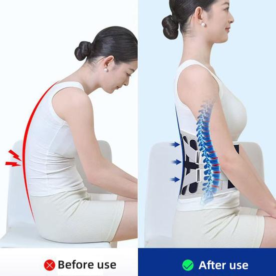 Регулируемый бандаж для спины для мужчин и женщин, дышащий, для облегчения боли в пояснице, при ишиасе, сколиозе, грыже межпозвоночного диска, поясничная поддержка, компрессионный пояс, растяжение спины