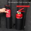 Car Fire Extinguisher & Storage Bag - Seat Back Organizer with Cup Holder and Trunk Storage