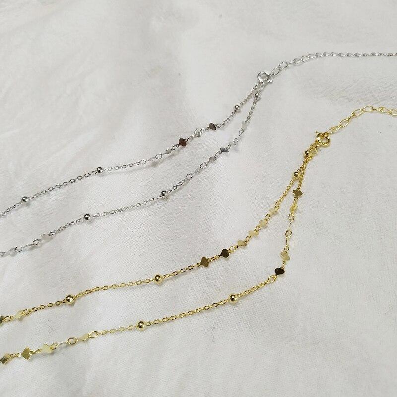 ANENJERY Короткое ожерелье из бисера в форме сердца для женщин, изысканные очаровательные вечерние ювелирные изделия, оптовая продажа