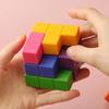 НОВЫЕ 3D Деревянные Игрушки Кубик Сома Дети Раннее Образование Строительный Блок Монтессори Головоломка Игры Игрушки Штурм Мозга Игра Сенсорная Игрушка