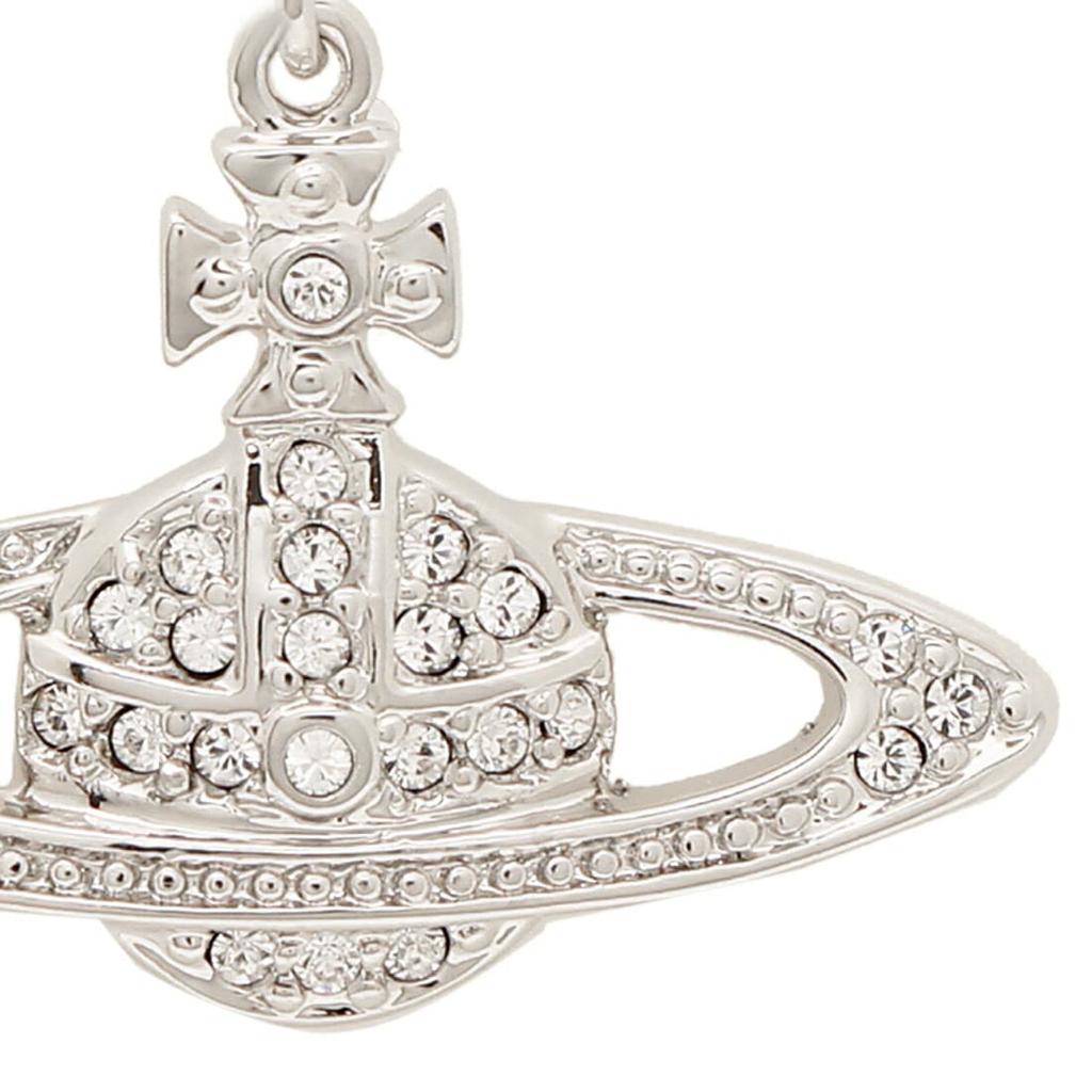 VIVIENNE WESTWOOD Серьги для женщин Мини Барельеф Капля Сфера Кристаллические Серьги 62020025 02P116 Идеальный Подарок на День Рождения на Рождество для Женщин - -