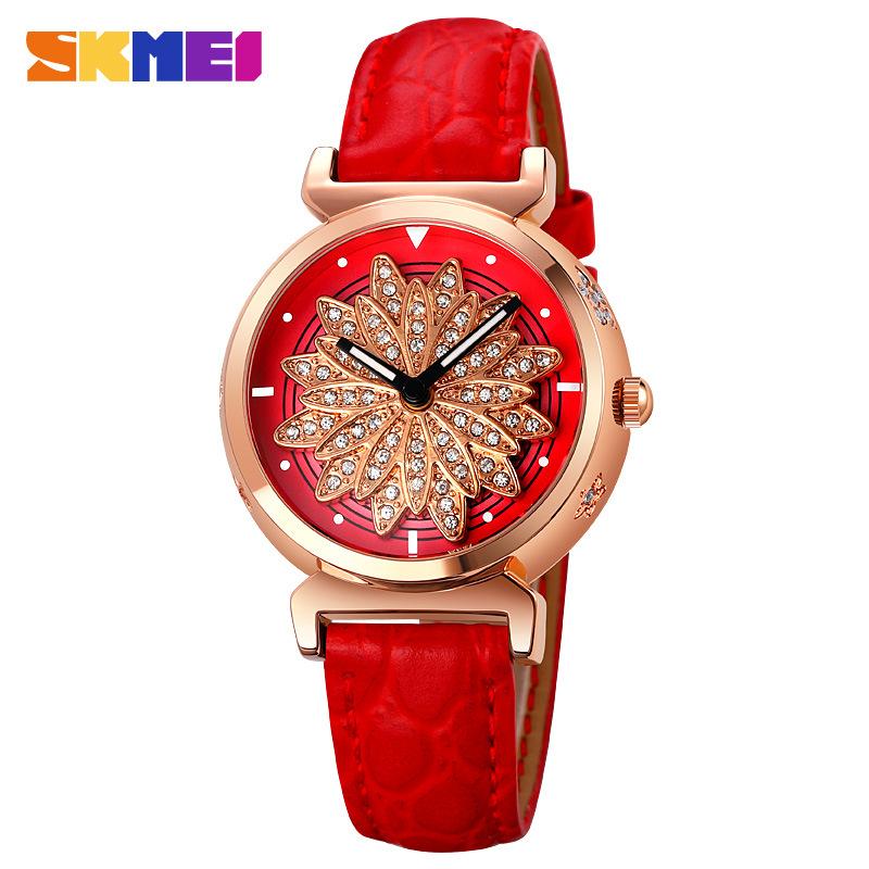 Moments are beautiful, times come and go, round women's watches, trendy diamonds, personalized creativity, Internet celebrities, waterproof watches