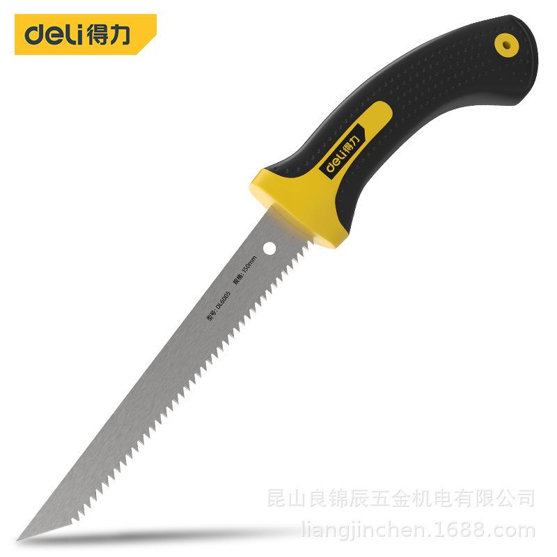 Двусторонний зубчатый лобзик Deli Tools: Многофункциональный ручной инструмент для деревообработки, садоводства и обрезки (DL6005)