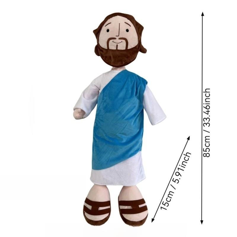 Мягкие игрушки Иисуса, наполненные ПП-хлопком, религиозный декор, детские праздничные подарки