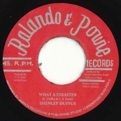 7-дюймовая пластинка CHANDLEY DUFFUS - What A Disaster / I Am Richi Studio One 1964 Ямайка Регги, Ска и Даб