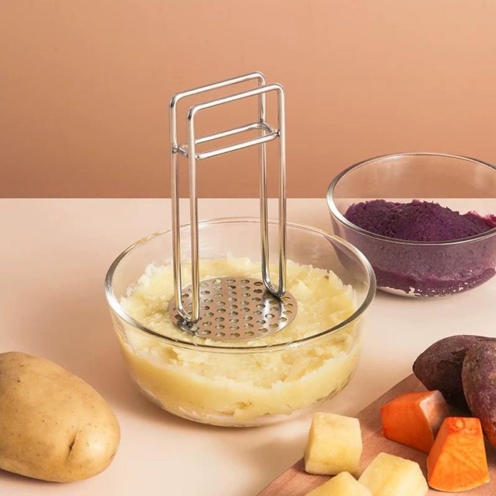 Мелкое сито для пюре из овощей 304 Нержавеющая сталь Пресс для фруктов Кухонные принадлежности