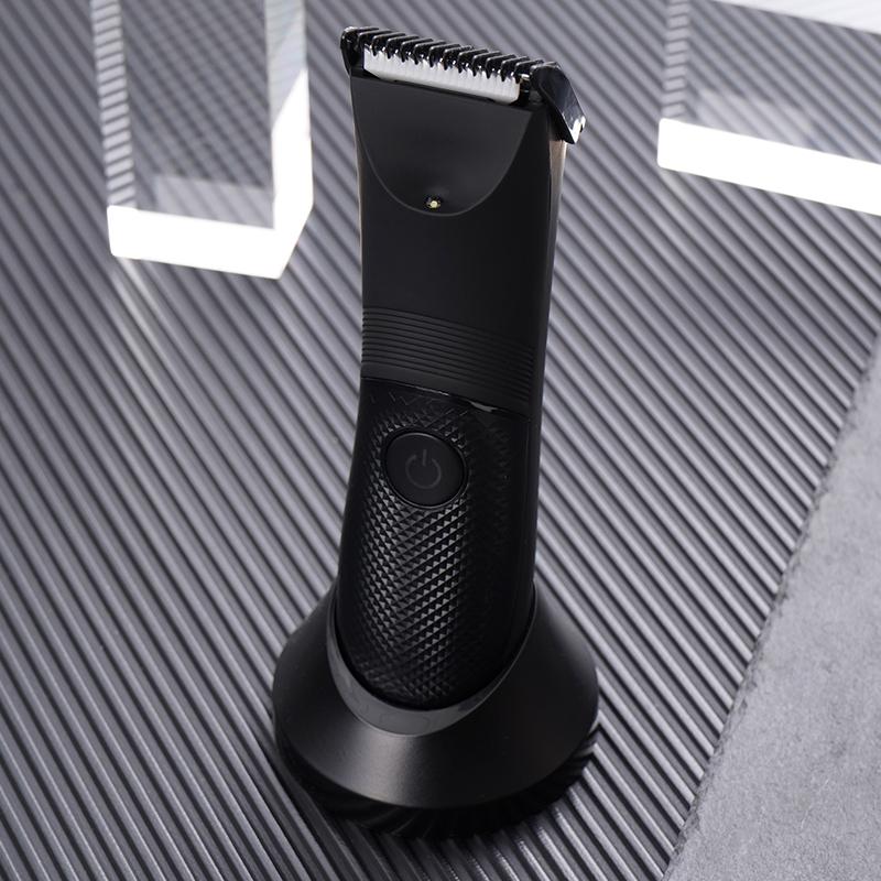 Мужская бритва для тела Электрическая парикмахерская Водонепроницаемая бритва для лобковых волос Триммер для волос на теле