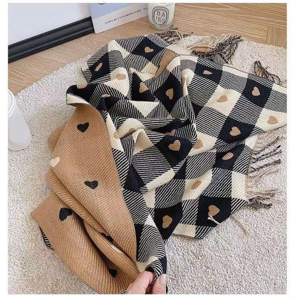 Coldproof Neck Warmer Windproof Scarves Bib New Knitted Scarf Autumn and Winter