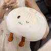 Plush Dumpling Pillow Cute Throw Pillow, Soft Stuffed Food Toy for Kids Adults, Playful Gift Decorative Cartoon Bun Cushion Bedroom Sofa Living