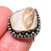 Biwa Pearl Handmade 925 Sterling Silver Jewelry Ring Size 5.5 F1g58