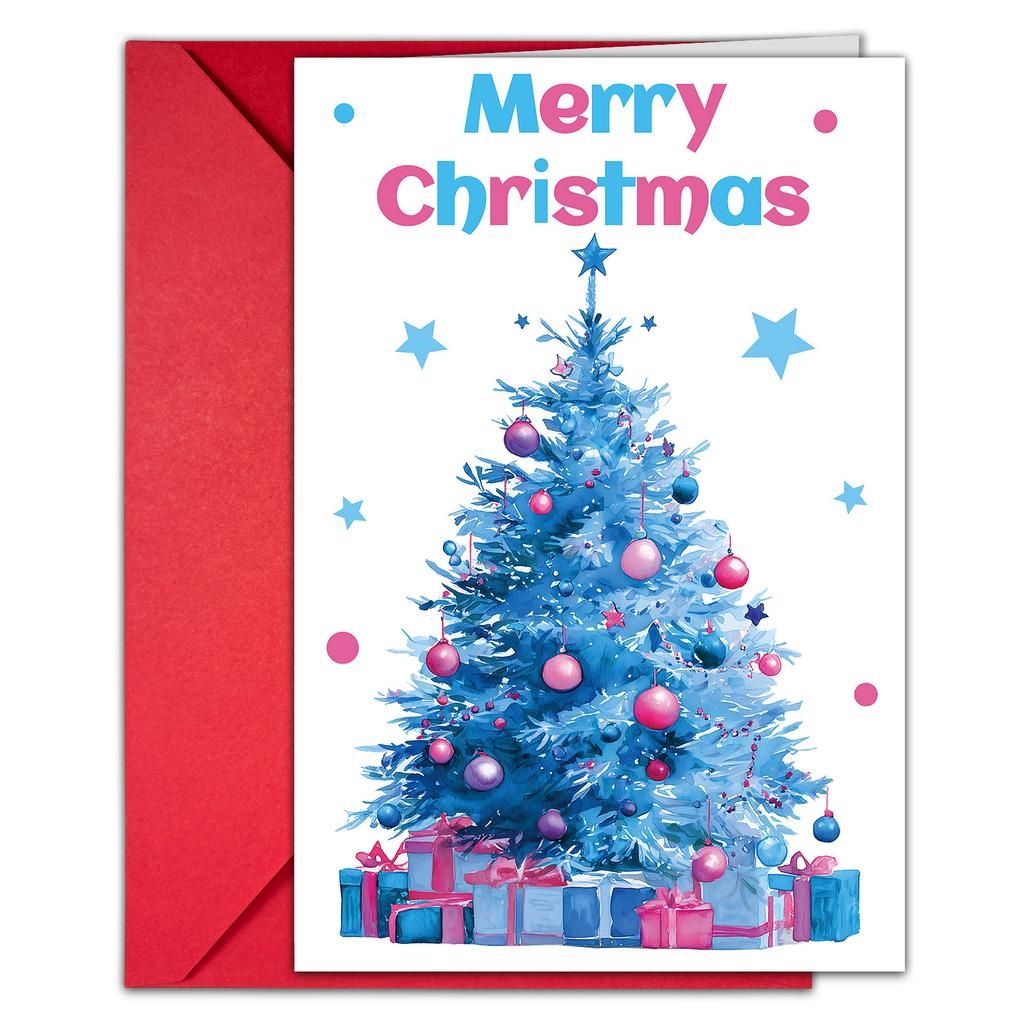 10 Cartoon Christmas Greeting Card Envelopes Set With A Variety Of Creative Christmas Greeting Cards