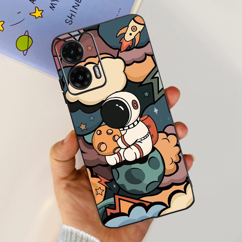 For Motorola Moto G35 5G Case Popular Flower Butterfly Soft Silicone TPU Matte Cover For Moto G35 2024 G 35 MotoG35 Phone Shells