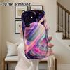 Phone Case: 2D Flat Samsung Galaxy A34 A35 M05 M06 S20 S22 S21 FE Plus 5G Protective Case, Couple Style, Colorful Ring Saturn, Christmas and Halloween