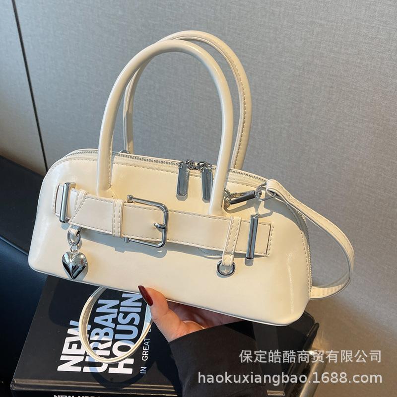 Премиальная сумка-тоут женская большой вместимости 2025 новая весна-лето нишевый дизайн сумка-мессенджер повседневная сумка-ракушка