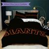 San Francisco Giants Pattern Bedding uilt Set uilt Cover Pillowcase Home Decoration Birthday Gift (1 * duvet cover + 2 * pillowcase without core)