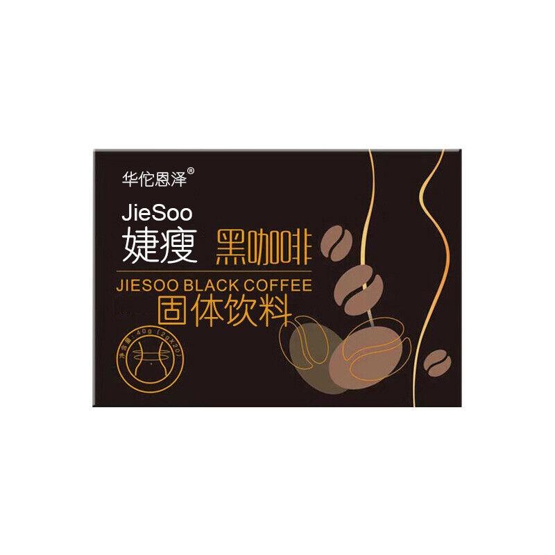 Черный кофе Jet Lean, твердый напиток, растворимый кофе, заменитель еды для сытости, 40 г