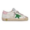 GOLDEN GOOSE Суперзвезда Низкие Детские Скейтбордические Кроссовки Белые Детские GYF00101.F001159.10515