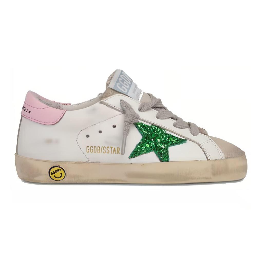 GOLDEN GOOSE Суперзвезда Низкие Детские Скейтбордические Кроссовки Белые Детские GYF00101.F001159.10515