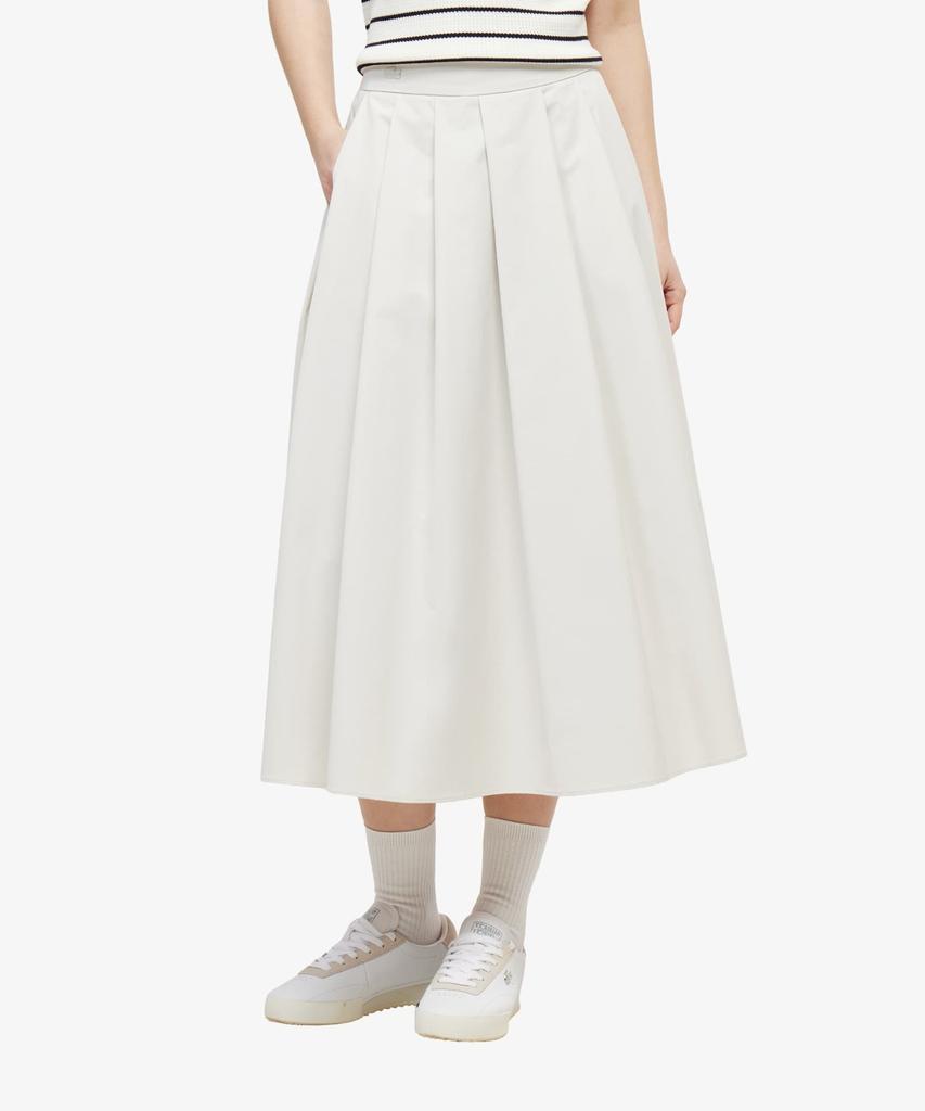 Lacoste Women'S Pleated Mid-Length Skirt Jf523E-56G S7G
