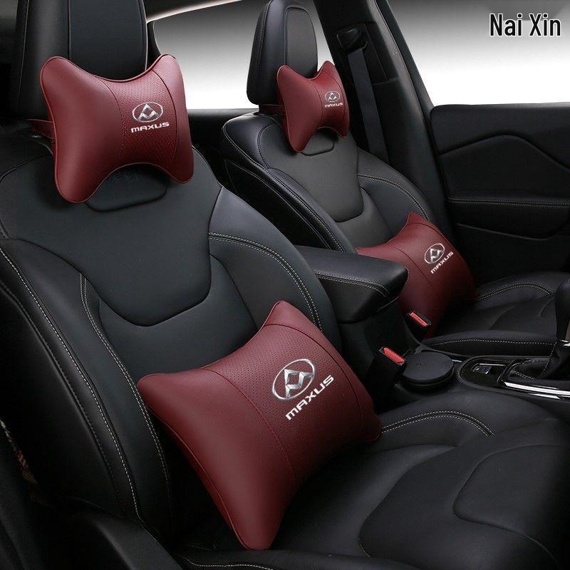 Compatible with SAIC Maxus V80/V90/V100/G10 vehicles: headrests, neck supports, and lumbar cushions.