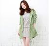 Cute Adult Raincoat Women's Fashion K-style Long Stylish One-Piece Windbreaker Hiking Poncho Women's Waterproof Hiking Tide