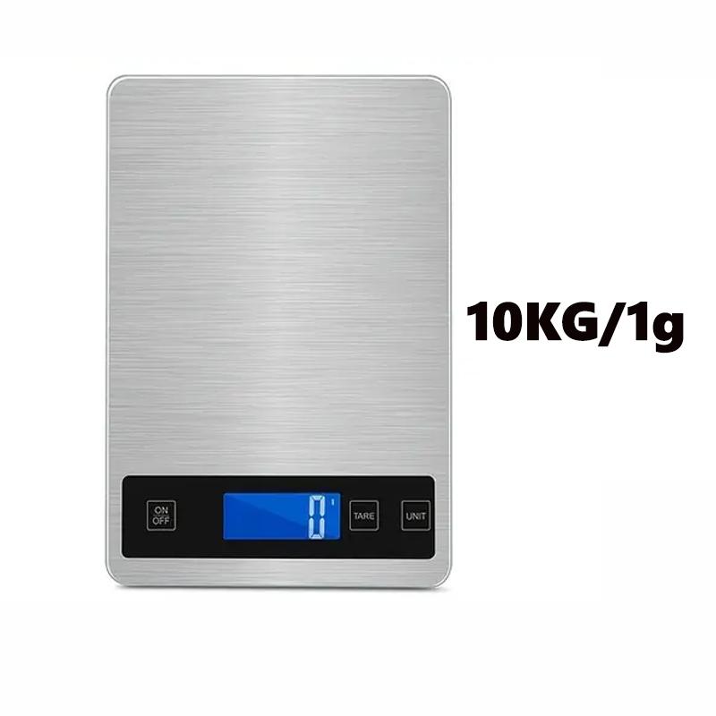 Stainless Steel Digital Kitchen Scale 5kg 10kg 15kg With Lcd Display, High Precision Electronic Scale For Cooking Baking Jewelry Weighing