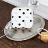 Multi-pocket Travel Bracelet Organizer Black Dot Pattern Portable Jewelry Case  Necklace Storage