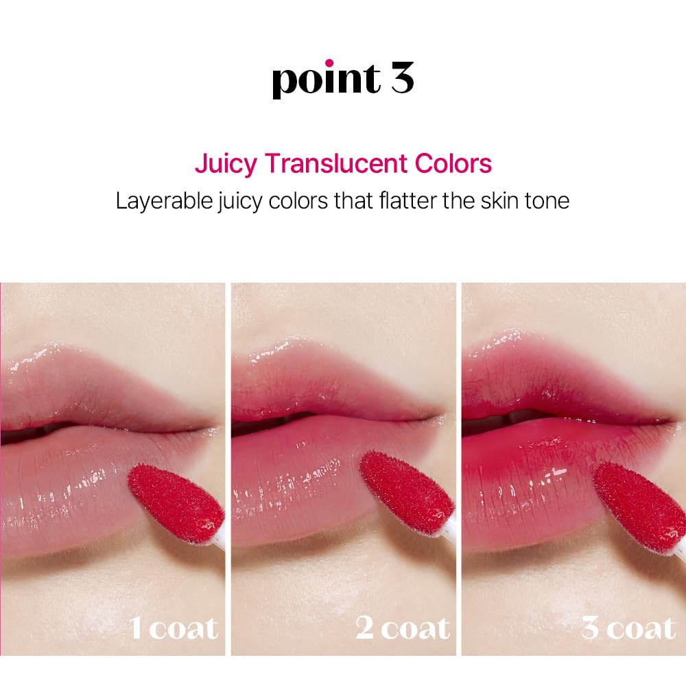 ETUDE [Официальный Etude] Стойкий тинт для губ Glow Fixing Tint Mellow Pink  Тинт для губ  Помада  Глянцевый финиш  Высокое увлажнение  3.8 г  Clione Lip