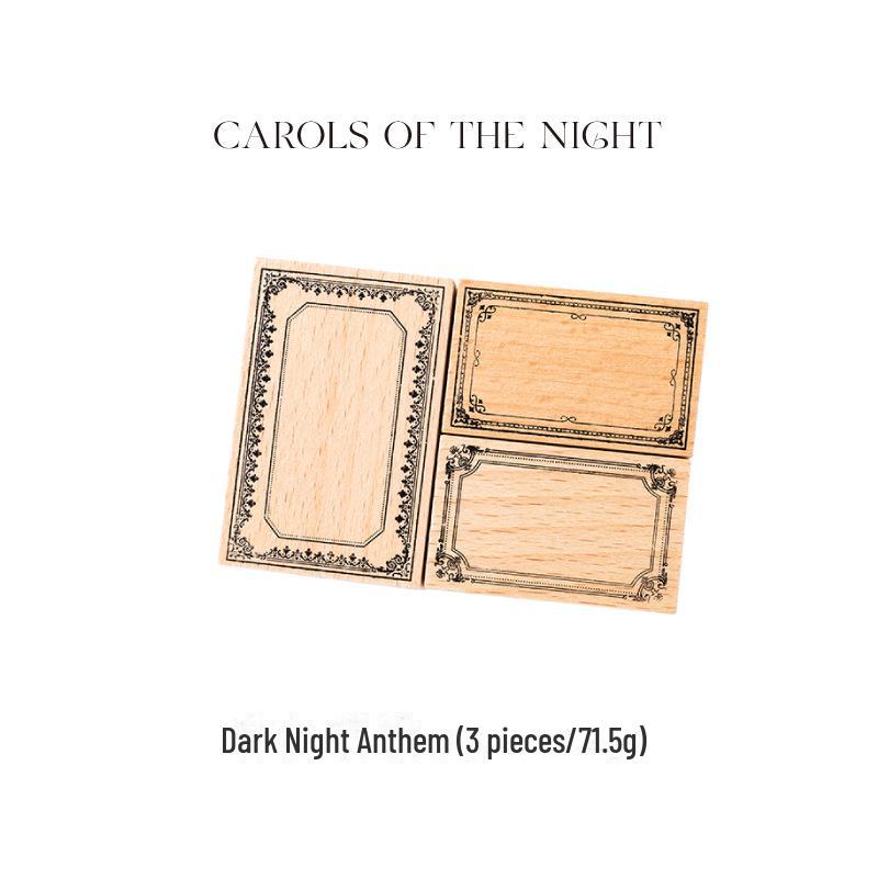 Набор печатей для поэмы «Сахарная фантазия в стиле барокко»: Принты для справочников с рамкой (3-4 шт., 6 стилей)