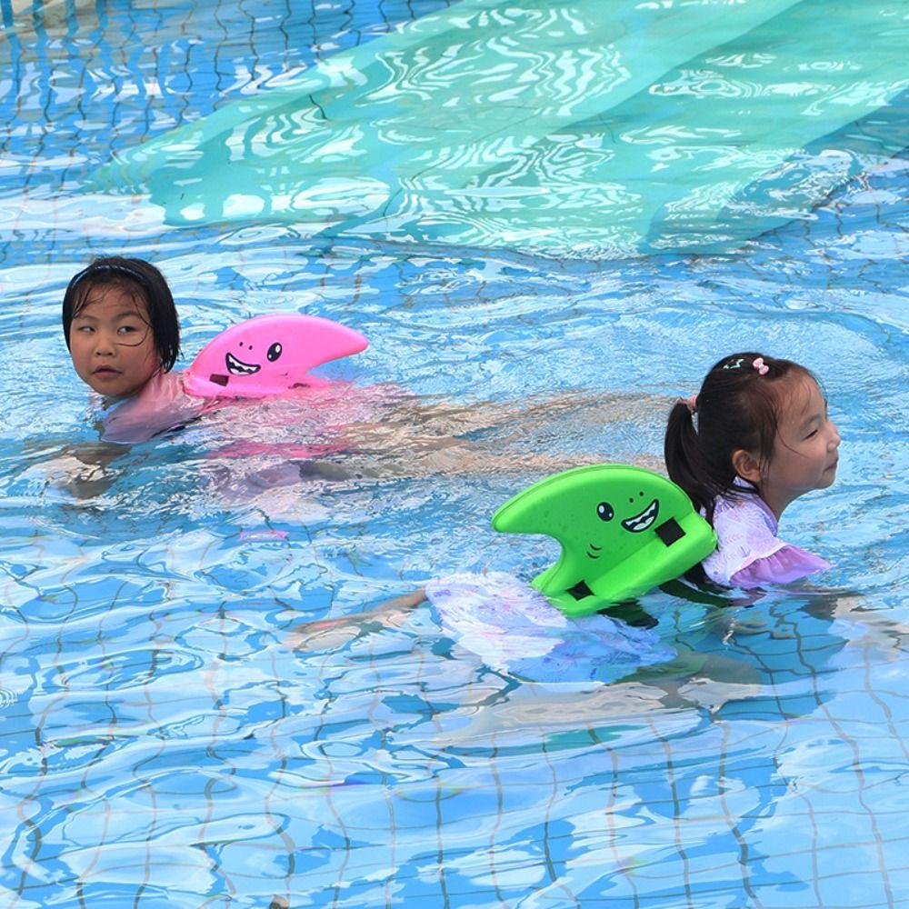 Adjustable Belt Swimm Floating Board Fin-Shaped Childrens Back Float Shark Fin Float  Pools Lakes