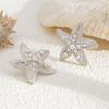 Gold Color Earrings for Women Summer Beach Ear Jewelry Exquisite Small Star Earring for Women
