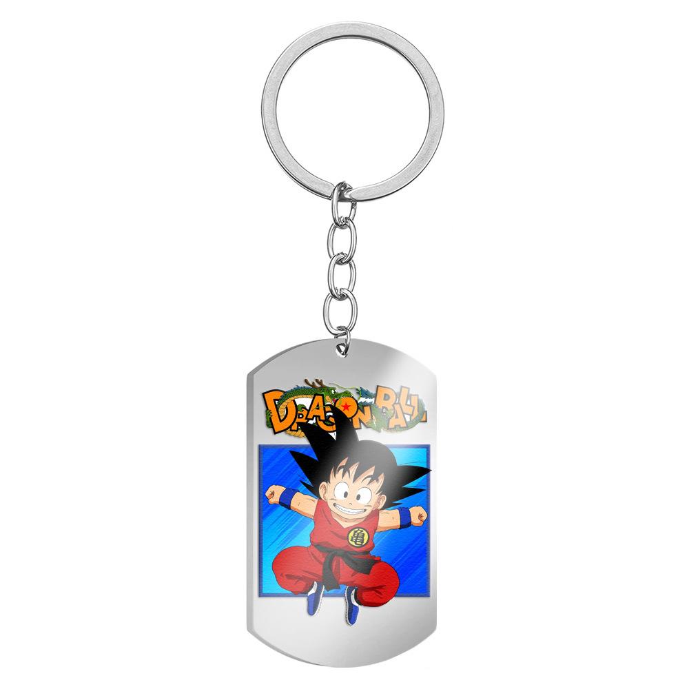 Аниме Dragon Ball Персонаж Сон Гоку Супер Сайян Мультяшный Брелок Подвеска Украшение для Рюкзака Праздничный Подарок