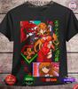 Asuka Langley Neon Genesis Evangelion Shirt Japanese Anime Tee T-Shirt Manga EVA