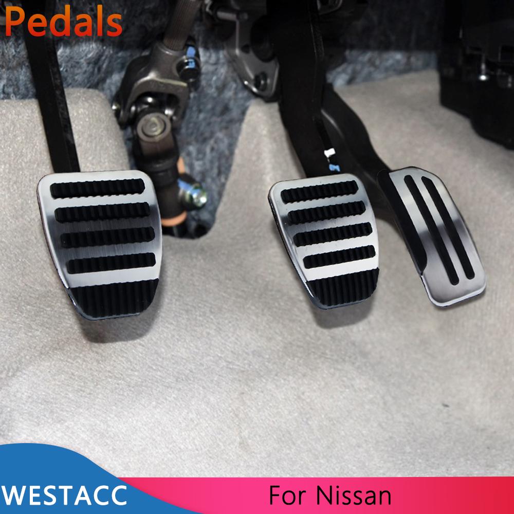 Автомобильные педали, чехол для Nissan Note 2014-Tiida March 2011-2015 Sentra VII 2012-2017 Juke Leaf 2011-2018 Altima