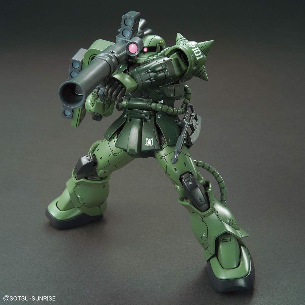 BANDAI SPIRITS HG Мобильный костюм Гандам THE ORIGIN Zaku II тип масштабная пластиковая модель C-6/R6 1/144 с цветовой кодировкой