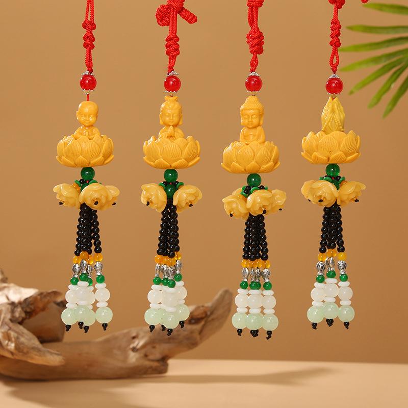 Car Pendant Out Of The Buddha And Into The Safe Chinese Style Resin Car Interior Pendant Pixiu Rearview Mirror Pendant