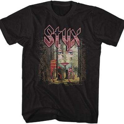Американская классика Styx The Grand Illusion Черная взрослая футболка
