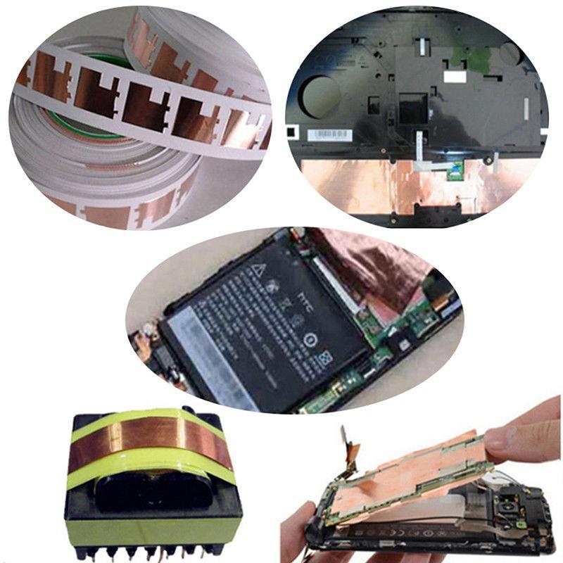 5/6/8/10 мм медная фольга проводящая самоклеящаяся теплоизоляция