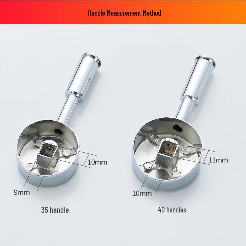 OEING Electroplated Faucet Handle