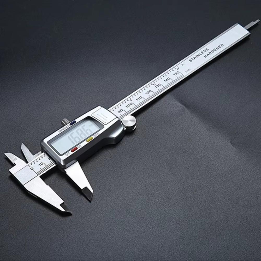 Электронный цифровой штангенциркуль дюймовый/метрический 0-150 мм Цифровая линейка Профессиональный штангенциркуль Инструмент для DIY
