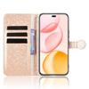 For Honor 400 Pro 5G (Global) Wallet Case Dot Pattern Imprint PU Leather Phone Cover with Wrist Strap